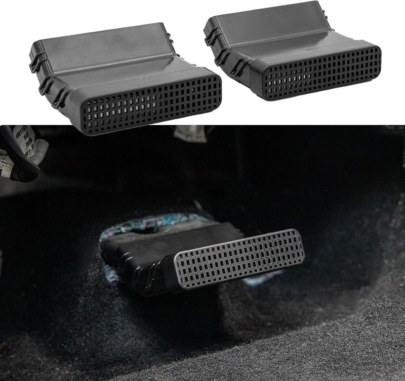 Maxzina Under Seat Vent Deflectors Compatible with 2022-2025 Ford Maverick (Not for 2025 Lariat) Rear Air Conditioning Vent Cover Plug-in Rear Floor AC Vent Filter for 2024 Maverick Accessories - Image 1